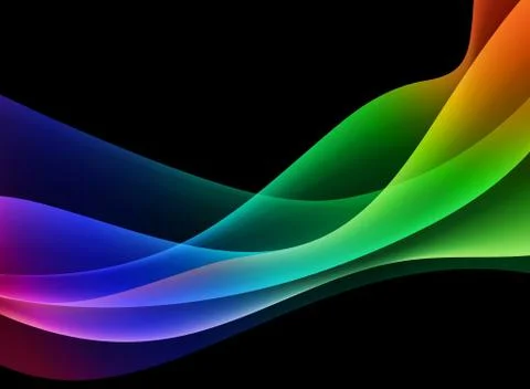 Abstract Wave Internet Background Stock Illustration