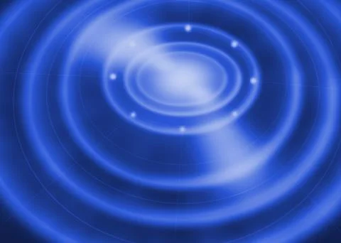 Abstract wave light blue background Ilustración de archivo