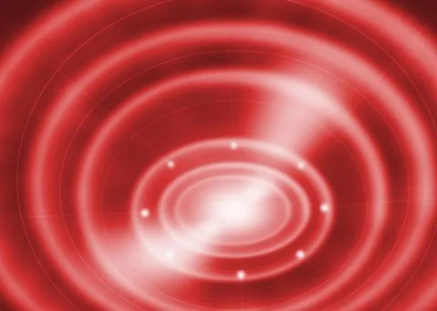 Abstract wave light, red background 스톡 일러스트