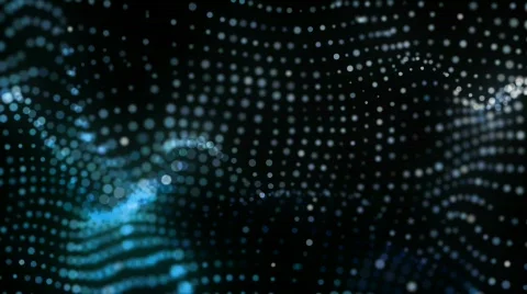 Abstract wave lights loop Stock Footage 678241