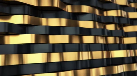 Abstract wave lines 3d animation Stock Footage 68139078