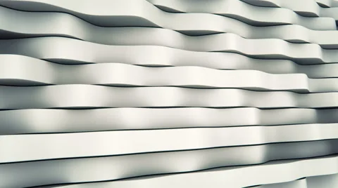 Abstract wave lines 3d animation Stock-Footage 68139116