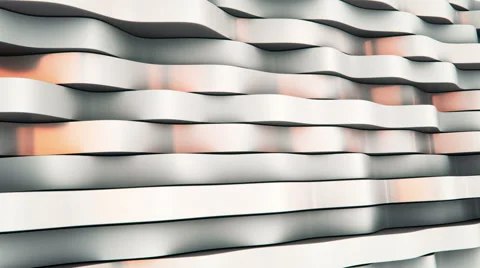 Abstract wave lines 3d animation Stock-Footage 68139281