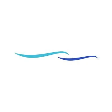 Abstract Wave Lines Design Element Stock Illustration