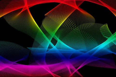 Abstract wave lines fluid lavender motion background design Ilustração Stock