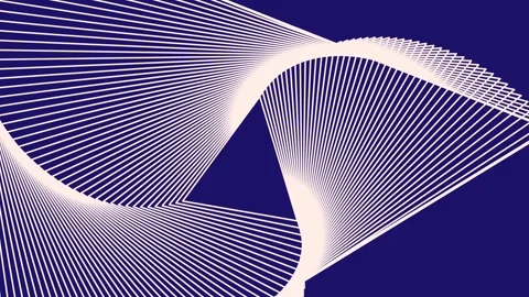 Abstract Wave Lines 库存影片 331754910