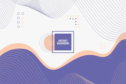 Abstract wave lines on white background イラスト素材