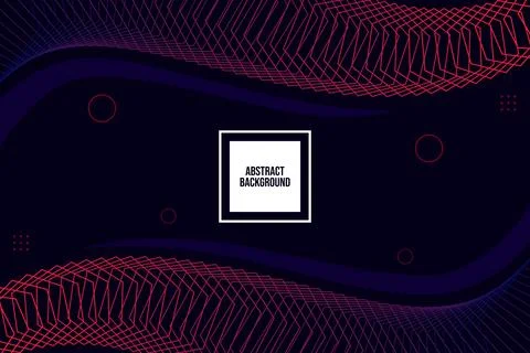 Abstract wave lines on white background Stock Illustration