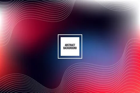 Abstract wave lines on white background Stock Illustration