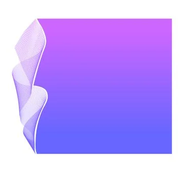 Abstract wave of the many colored lines with place for text. Wavy stripes Stock Illustration