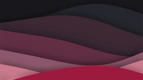 Abstract wave motion background features layered paper cut aesthetic with d.. Видео 341285854