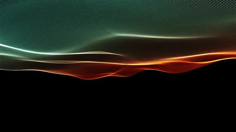 Abstract Wave Motion Background. Looping 4K video. Stock-Footage 316433801