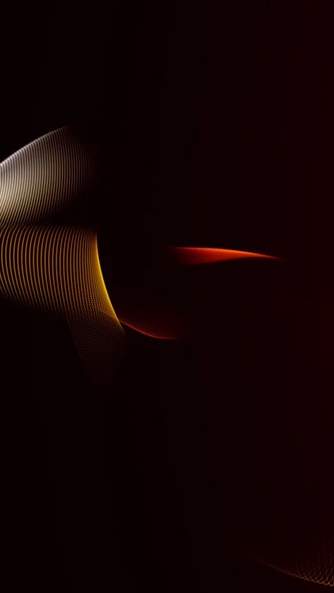 Abstract wave motion on black background. Looping vertical video. Stock-Footage 315127906