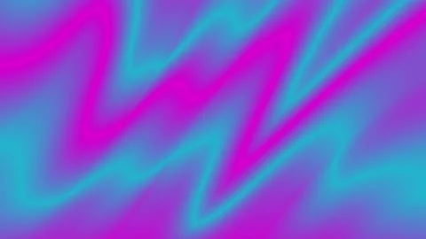 Abstract wave motion of bright blue and pink lines Stock Footage 106425393