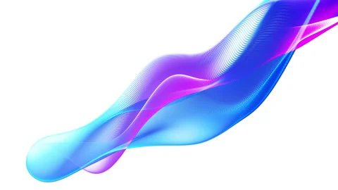 Abstract Wave Motion Colorful Background Looping 4K video Stock Footage 315895995