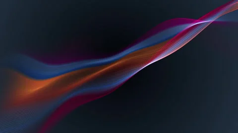 Abstract Wave Motion Colorful Background Looping 4K video Stock-Footage 316090441