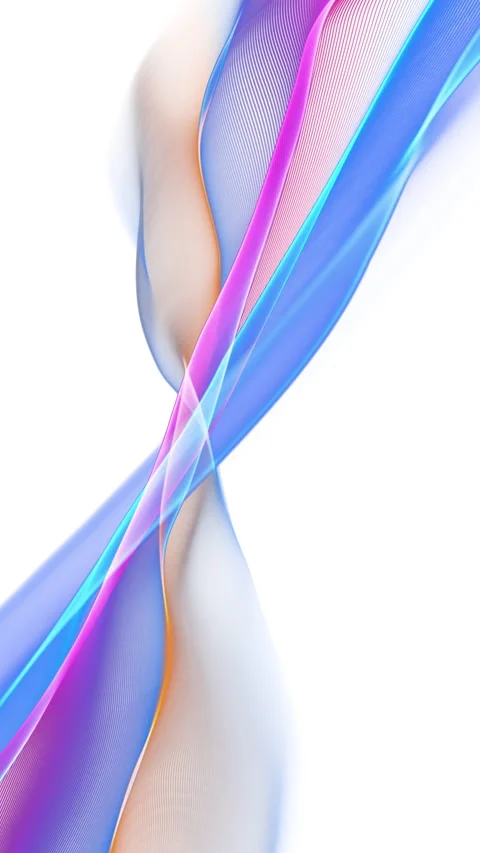 Abstract Wave Motion Colorful Background. 4K vertical video Stock-Footage 316833848