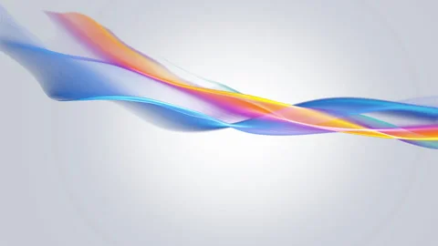 Abstract Wave Motion Colorful Background. Vidéo 334323902