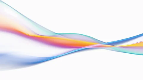 Abstract Wave Motion Colorful Background. Vidéo 334324371