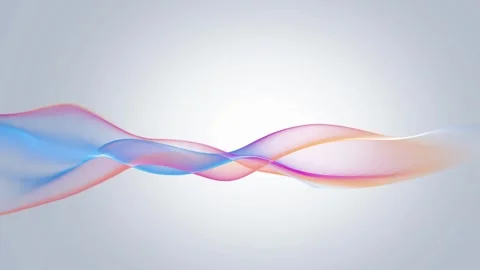 Abstract Wave Motion Colorful Background. Vidéo 334558619
