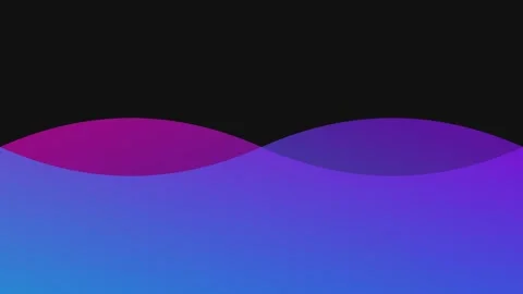 Abstract wave motion with flowing purple and blue gradients 스톡 동영상 346862471