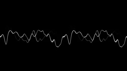 Abstract wave with moving dots. Abstract Halftone dots wave background anima Stock Footage 311668160