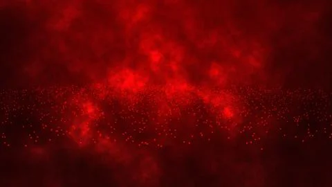 Abstract wave moving dots flow particles. Colorful wave of streaming partic.. Stock Illustration