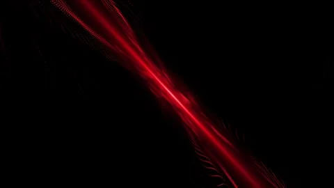 Abstract wave of moving glowing particles Stock Footage 344886743