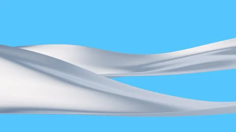 Abstract wave or flow surface textile or liquid Stock Footage 261311460