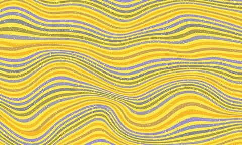 Abstract wave or wavy stripes pastel color background with white dots spread. Stock Illustration