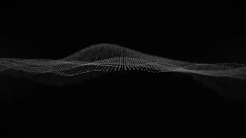  Abstract Wave Particle Background Stock Footage 167199004