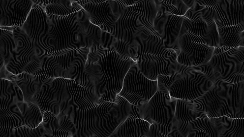 Abstract wave particle Video stock 148838973