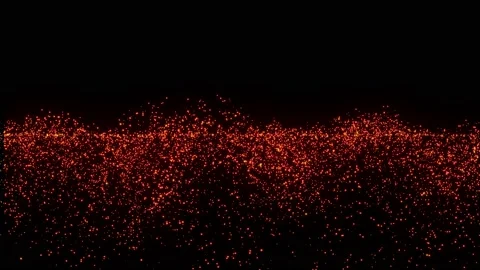 Abstract wave particle over dark background. Video stock 204787697