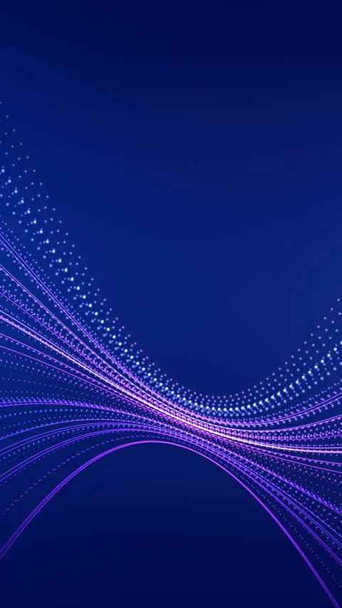 Abstract wave particle of technology background. Cloud computing concept. Stock Footage 243719327