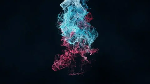 Abstract wave particles, diffuse powder, 3d rendering. Stock Footage 224349237