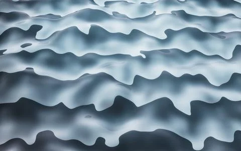 Abstract wave pattern background, 3d rendering. Stock Illustration