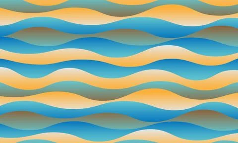 Abstract wave pattern background and texture. Stock Illustration