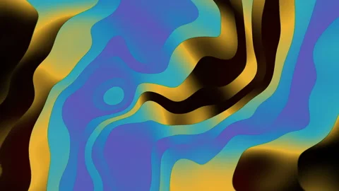 Abstract wave pattern background. Modern loop animation. 3d render. 4K, UHD Stock Footage 131234551