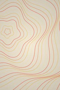 Abstract Wave Pattern Beige and Coral Stock Photos