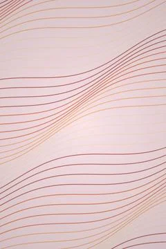 Abstract Wave Pattern in Blush and Gold 스톡 일러스트