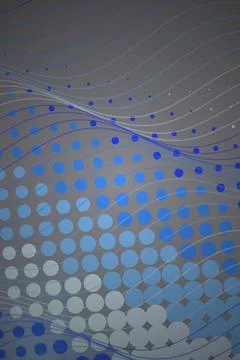 Abstract Wave Pattern with Circles Stock Photos
