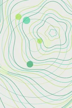 Abstract Wave Pattern with Circles Stock Photos