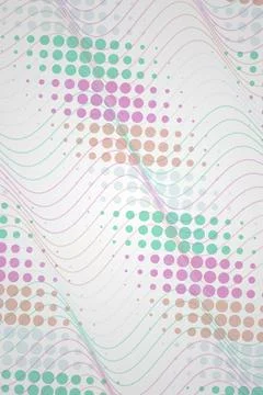 Abstract Wave Pattern with Circles Stock Photos