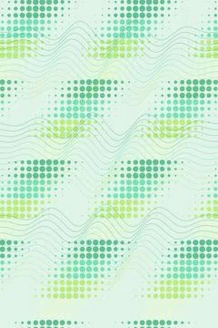 Abstract Wave Pattern with Circles Stock Photos