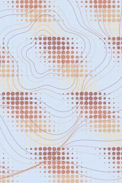 Abstract Wave Pattern with Circles Stock Photos