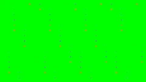 Abstract wave pattern of colorful circles on a vibrant green background Stock Footage 340268086