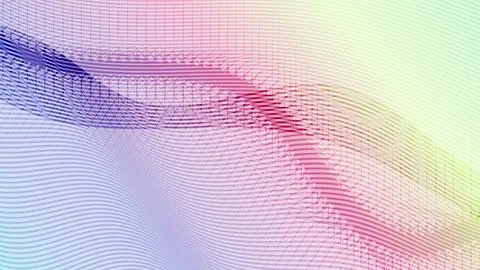 Abstract wave pattern with colorful gradient background Stock Illustration
