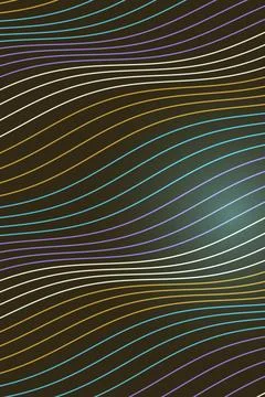 Abstract Wave Pattern Dark Background Stock Illustration