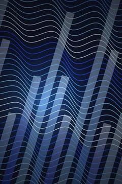 Abstract Wave Pattern Dark Background Stock Illustration