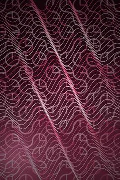 Abstract Wave Pattern Dark Background Stock Illustration